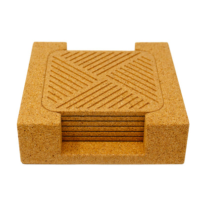Coaster Set | 6 Pack | Includes Holder