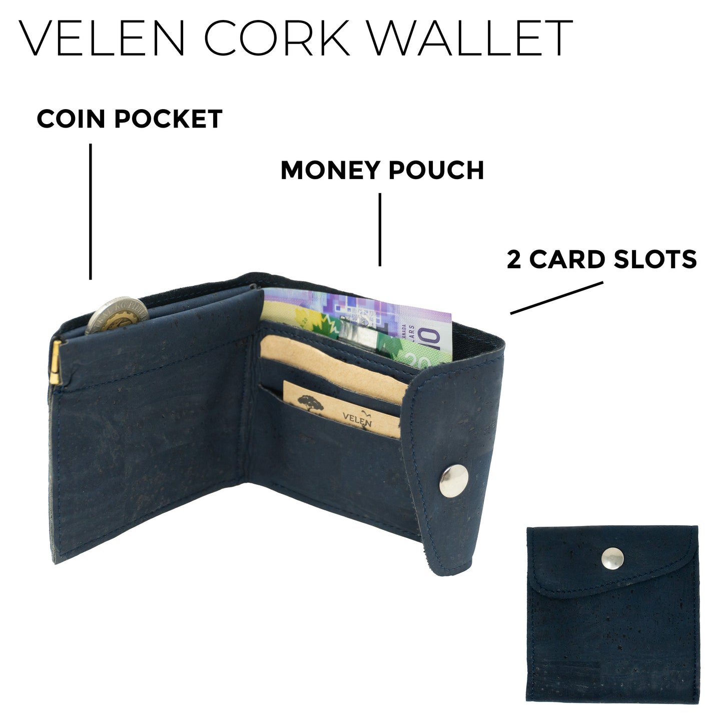 Wallet & Change Pouch Hybrid